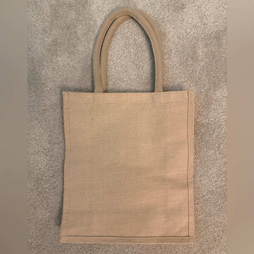 Sturdy Tan Canvas Tote Bag